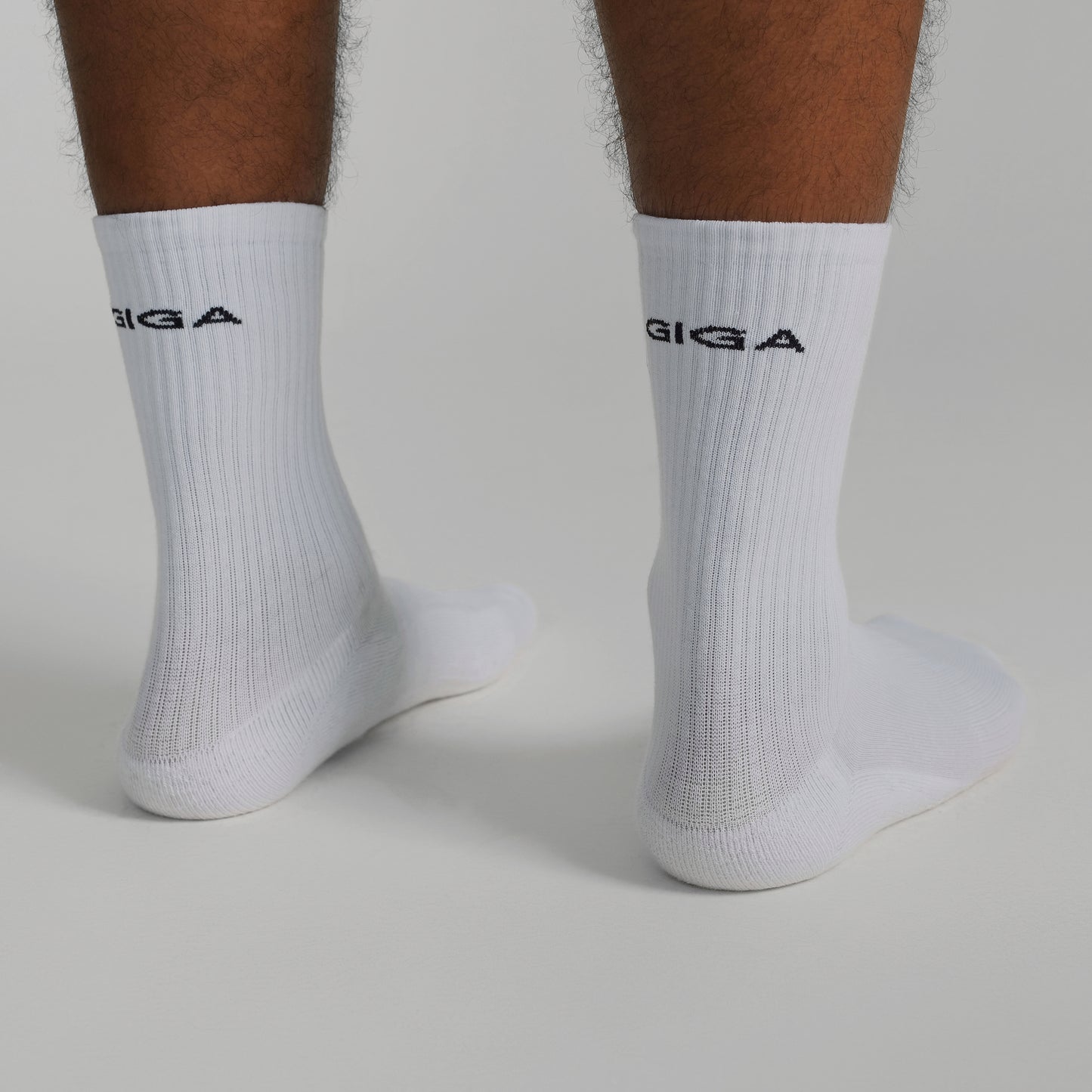 GIGA Socks in white front view